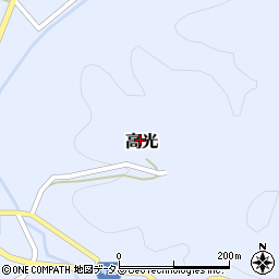 広島県神石郡神石高原町高光1640周辺の地図