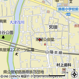 兵庫県姫路市勝原区宮田369-23周辺の地図