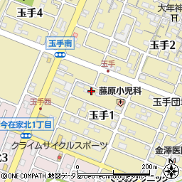 兵庫県姫路市玉手1丁目186周辺の地図
