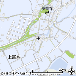 兵庫県加古川市志方町上冨木526周辺の地図