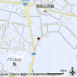 兵庫県加古川市志方町投松476周辺の地図