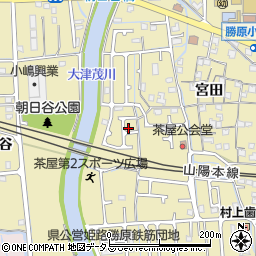 兵庫県姫路市勝原区宮田378周辺の地図