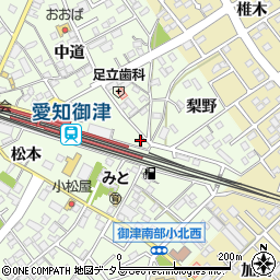 ＭＡＹパーク愛知御津駅前公共駐車場第２周辺の地図