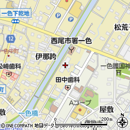 愛知県西尾市一色町一色伊那跨61周辺の地図