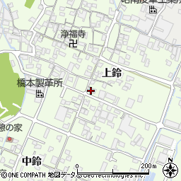 兵庫県姫路市四郷町上鈴286-1周辺の地図