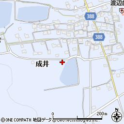 兵庫県加古川市志方町成井438周辺の地図