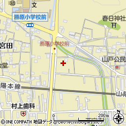 兵庫県姫路市勝原区山戸493周辺の地図