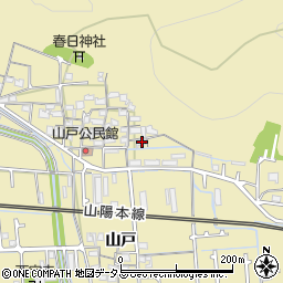 兵庫県姫路市勝原区山戸280周辺の地図
