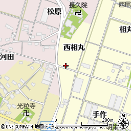 愛知県西尾市一色町大塚西相丸64周辺の地図