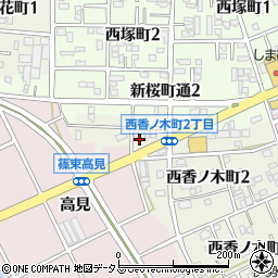 太陽住宅株式会社　太陽ハウジング情報サービス豊川営業所周辺の地図