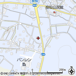 兵庫県加古川市志方町投松453周辺の地図