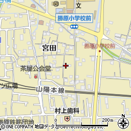 兵庫県姫路市勝原区宮田454周辺の地図