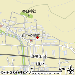 兵庫県姫路市勝原区山戸320周辺の地図