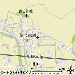 兵庫県姫路市勝原区山戸321周辺の地図