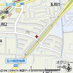 大阪府高槻市玉川2丁目13周辺の地図