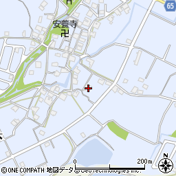 兵庫県加古川市志方町上冨木337周辺の地図