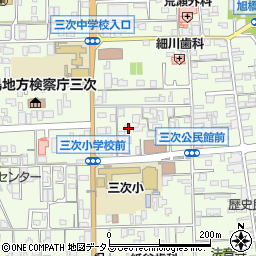 広島県三次市三次町1827周辺の地図