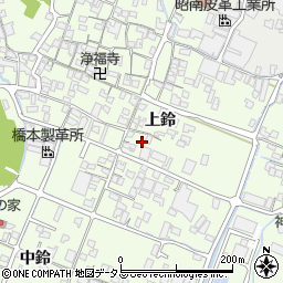兵庫県姫路市四郷町上鈴220-7周辺の地図