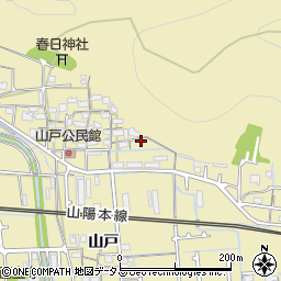 兵庫県姫路市勝原区山戸278周辺の地図