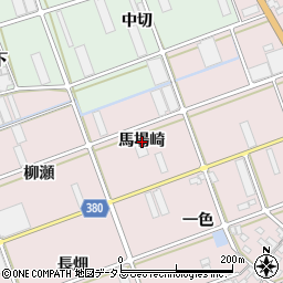愛知県豊川市当古町（馬場崎）周辺の地図