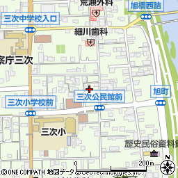 広島県三次市三次町1833周辺の地図