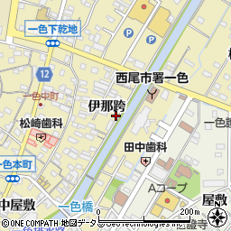 愛知県西尾市一色町一色伊那跨24周辺の地図