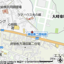 大阪府枚方市大峰元町2丁目10周辺の地図