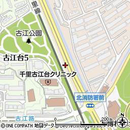 大阪府吹田市藤白台1丁目3-20周辺の地図