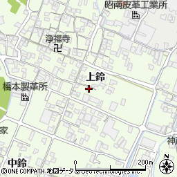 兵庫県姫路市四郷町上鈴287-1周辺の地図