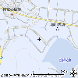 兵庫県加古川市志方町投松855周辺の地図