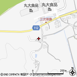 広島県三次市粟屋町3488-2周辺の地図