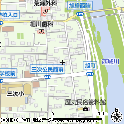 広島県三次市三次町1550周辺の地図