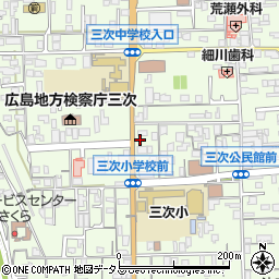 広島県三次市三次町1793周辺の地図