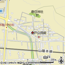 兵庫県姫路市勝原区山戸551周辺の地図