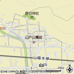 兵庫県姫路市勝原区山戸337周辺の地図
