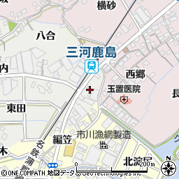 東鮨周辺の地図