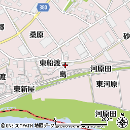 愛知県豊川市当古町東船渡18周辺の地図