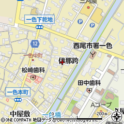 愛知県西尾市一色町一色伊那跨31周辺の地図