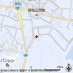 兵庫県加古川市志方町投松243周辺の地図