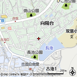 兵庫県相生市向陽台周辺の地図