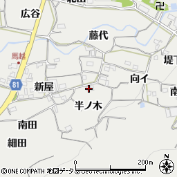 愛知県豊橋市石巻本町半ノ木周辺の地図