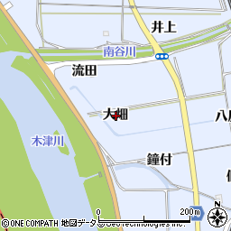 京都府綴喜郡井手町多賀大畑周辺の地図