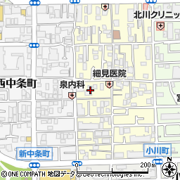 大阪府茨木市下中条町7-5周辺の地図