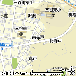 愛知県蒲郡市三谷町南寺戸周辺の地図