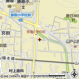 兵庫県姫路市勝原区山戸498周辺の地図