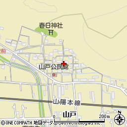 兵庫県姫路市勝原区山戸319周辺の地図