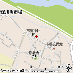 兵庫県たつの市揖保川町市場681周辺の地図