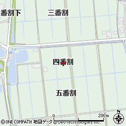 愛知県西尾市一色町細川四番割周辺の地図