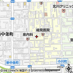 大阪府茨木市下中条町7周辺の地図