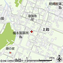 兵庫県姫路市四郷町上鈴224周辺の地図